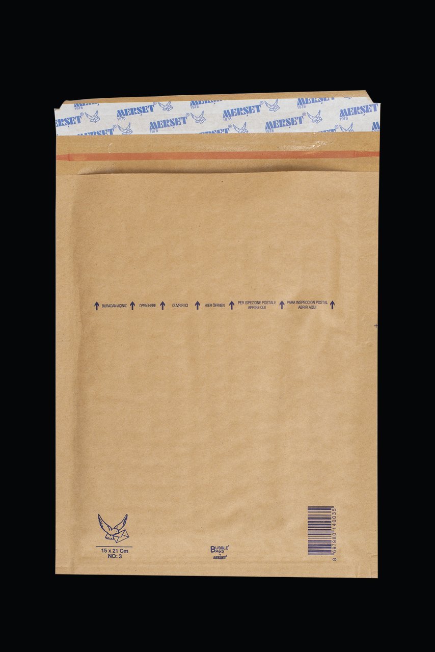 BALONLU KRAFT ZARF No:3 15*21 Cm (100 Adet)( KARGO DAHİL FİYAT )